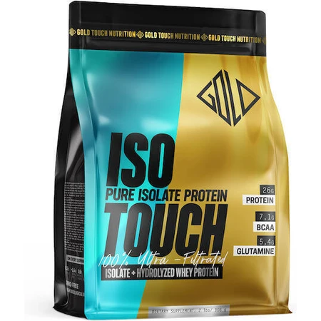 GoldTouch Nutrition Iso Touch 86% сироватковий протеїн 86% сироватковий протеїн в пакетиках без глютену зі смаком шоколад з фундуком 908гр: ціни та характеристики