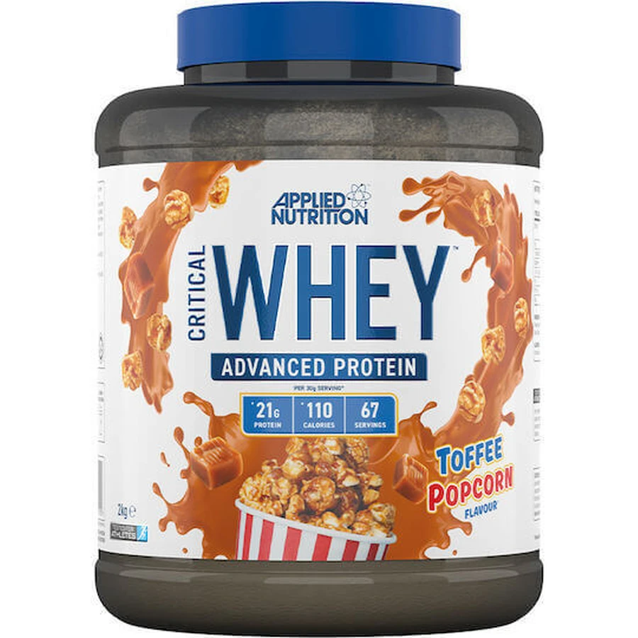Applied Nutrition Critical Whey Сывороточный протеин Whey Protein без глютена со вкусом карамельного попкорна 2 кг: цены и характеристики