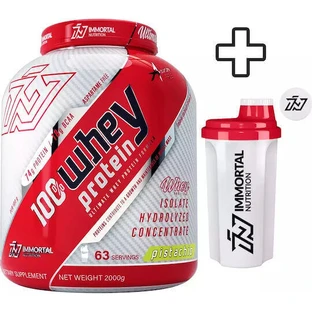 Immortal Nutrition 100% сывороточный протеин и шейкер 500 мл