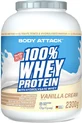 Body Attack 100% Whey Protein Сывороточный протеин со вкусом ванильного крема 2,3 кг