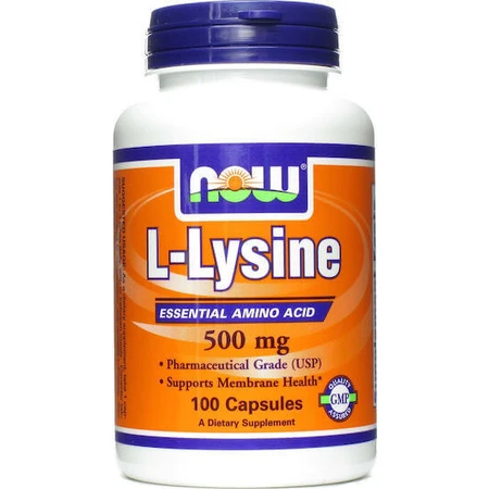 Now Foods L-Lysine 500 мг 100 травяных капсул: цены и характеристики