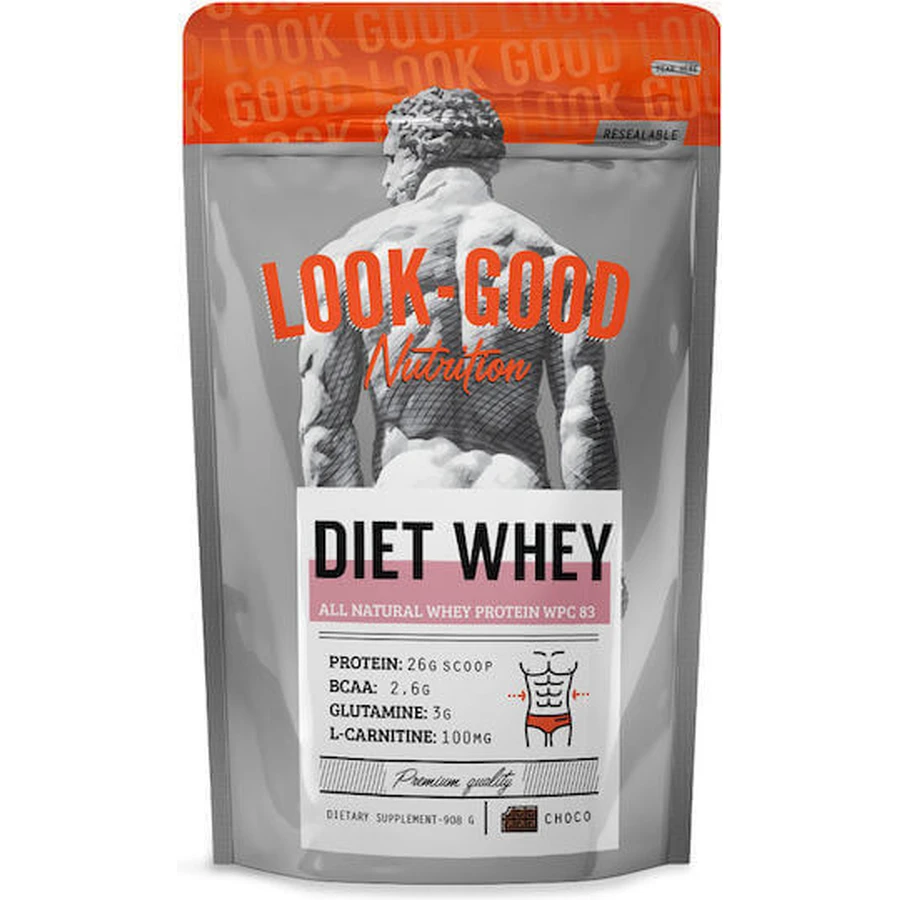 Look Good Naked Diet Whey Сывороточный протеин со вкусом шоколада 908 гр.: цены и характеристики