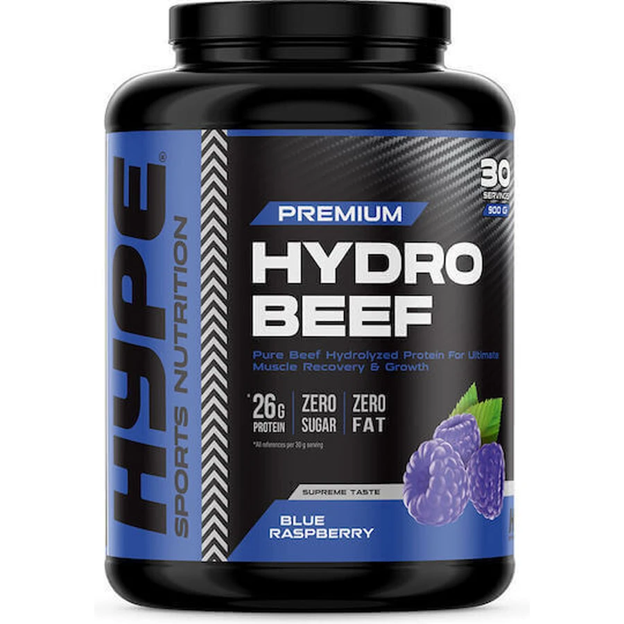 Hype Supplements Гідро яловичина зі смаком блакитної малини 900гр: ціни та характеристики