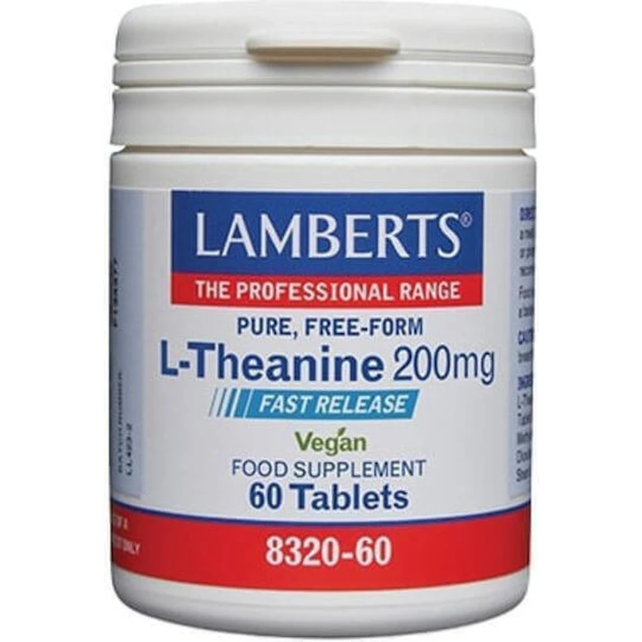 Lamberts L-Theanine Vegan 200mg 60 Tablets: цены и характеристики