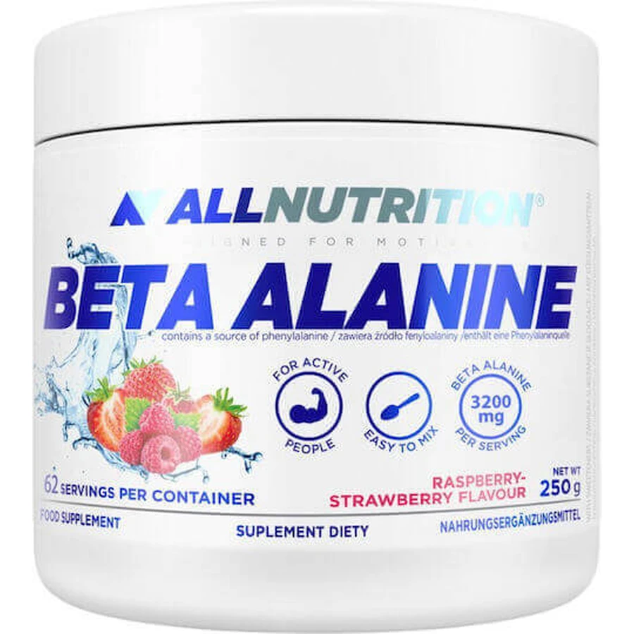 AllNutrition Бета-аланин 250 гр Клубника-малина: цены и характеристики
