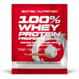 Scitec Nutrition 100% Whey Protein Професійний сироватковий протеїн Сироватковий протеїн без глютену зі смаком шоколадного фундука 30гр