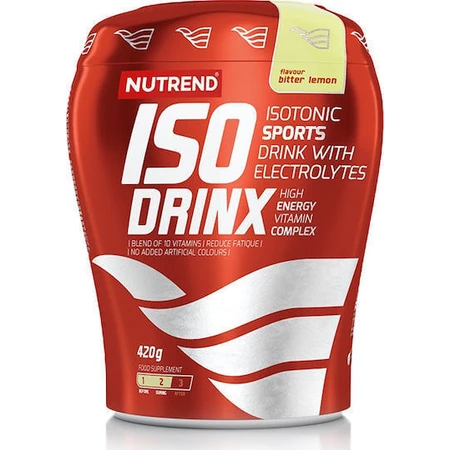 Nutrend IsoDrinx Ізотонічний спортивний напій з електролітами апельсин 420гр: ціни та характеристики