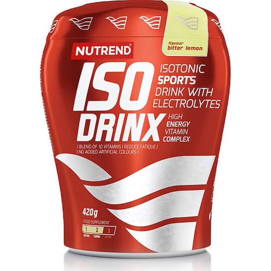 Nutrend IsoDrinx Ізотонічний спортивний напій з електролітами апельсин 420гр: ціни та характеристики