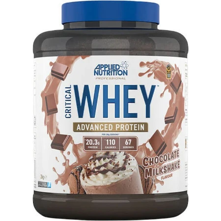 Прикладне харчування Critical Whey Protein Сироватковий протеїн без глютену зі смаком шоколадного молочного коктейлю 2 кг: ціни та характеристики