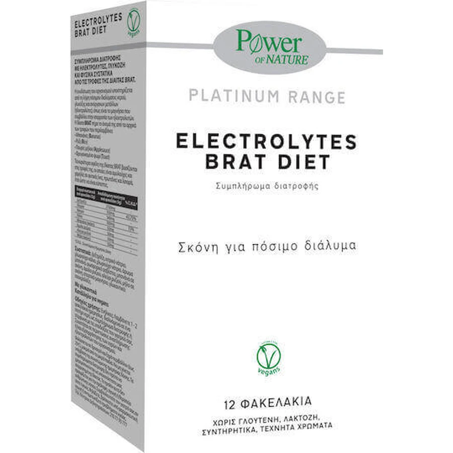 Електроліти Power Of Nature Platinum Range Electrolytes Brat Diet 12 пакетиків: ціни та характеристики