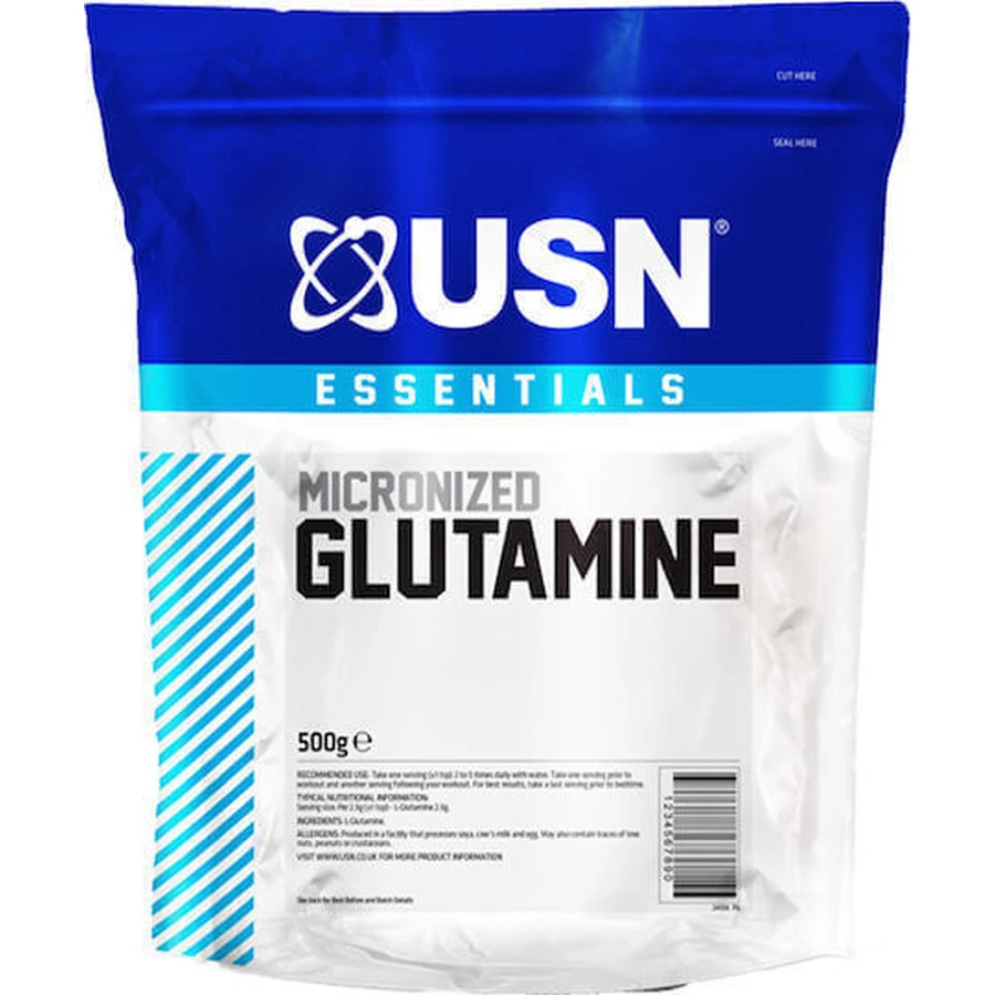 USN Essentials Glutamine Мікронізований глютамин 500гр без смаку: ціни та характеристики