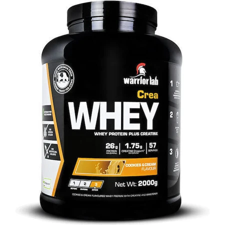 Warrior Lab Create Whey Сывороточный протеин с креатином и вкусом печенья и сливок 2 кг: цены и характеристики