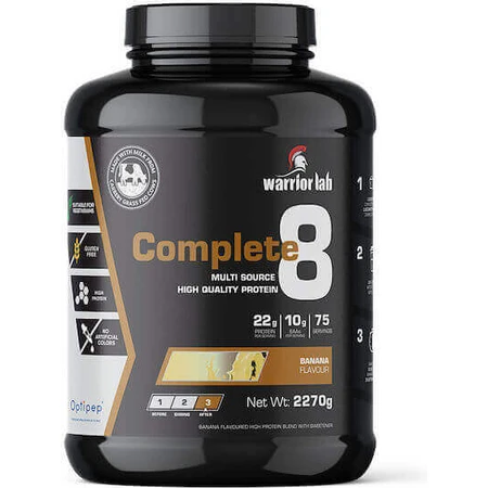 Warrior Lab Complete 8 без глютену з банановим смаком 2,27 кг: ціни та характеристики