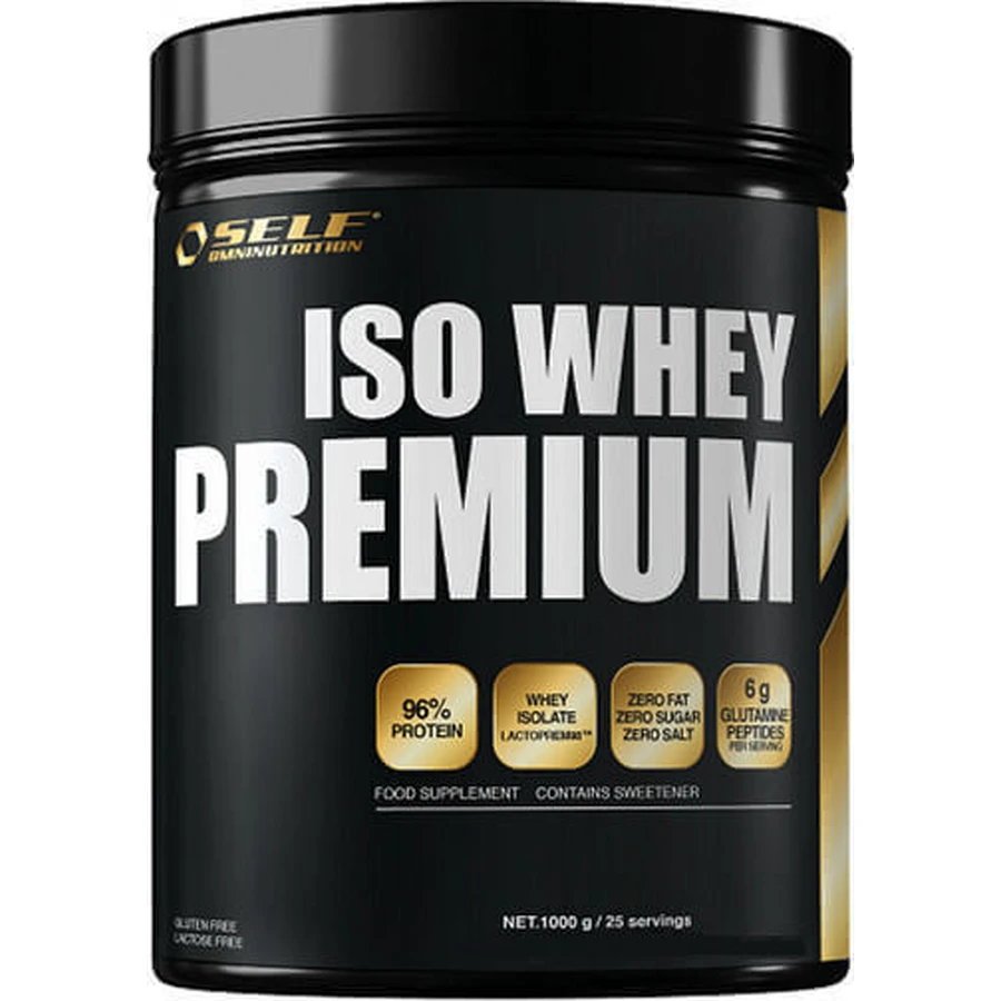 Самостійне всебічне харчування Ιso Whey Преміум сироватковий протеїн без глютену та лактози зі смаком солоної карамелі 1 кг: ціни та характеристики