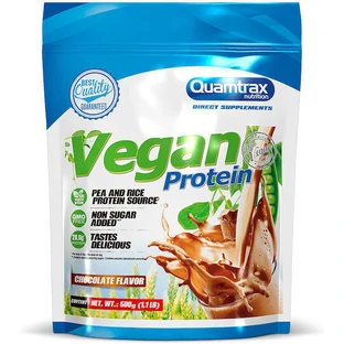 Quamtrax Nutrition Веганское питание со вкусом молочного шоколада 500 гр.