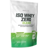 Biotech USA Iso Whey Zero Clear зі зниженим вмістом лактози та безглютеновим сироватковим протеїном зі смаком лайма 1 кг