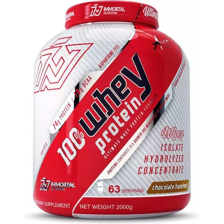 Immortal Nutrition 100% сывороточный протеин Сывороточный протеин со вкусом шоколада и фундука 2 кг: цены и характеристики
