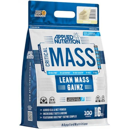 Applied Nutrition Critical Mass Professional Сывороточный протеин с креатином и ванильным вкусом 6 кг: цены и характеристики