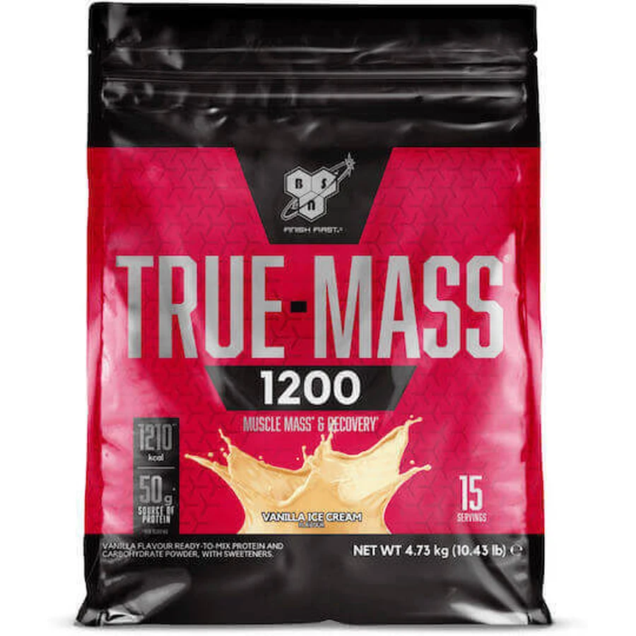 Сироватковий протеїн BSN True Mass 1200 зі смаком ванільного морозива 4,8 кг: ціни та характеристики