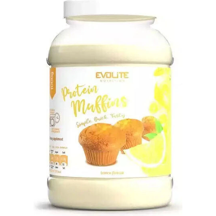 Протеїнові маффіни Evolite зі смаком лимона 1 кг: ціни та характеристики