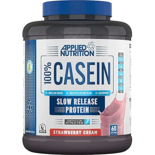 Applied Nutrition 100% казеин без глютена со вкусом клубники со сливками 1,8 кг