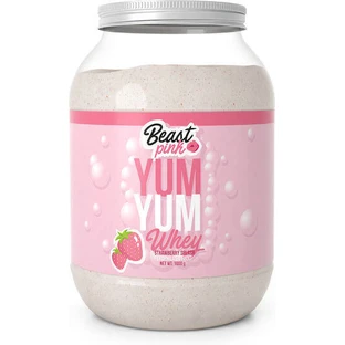 Сироватковий протеїн BeastPink Yum Yum Yum зі смаком карамельного печива 1 кг