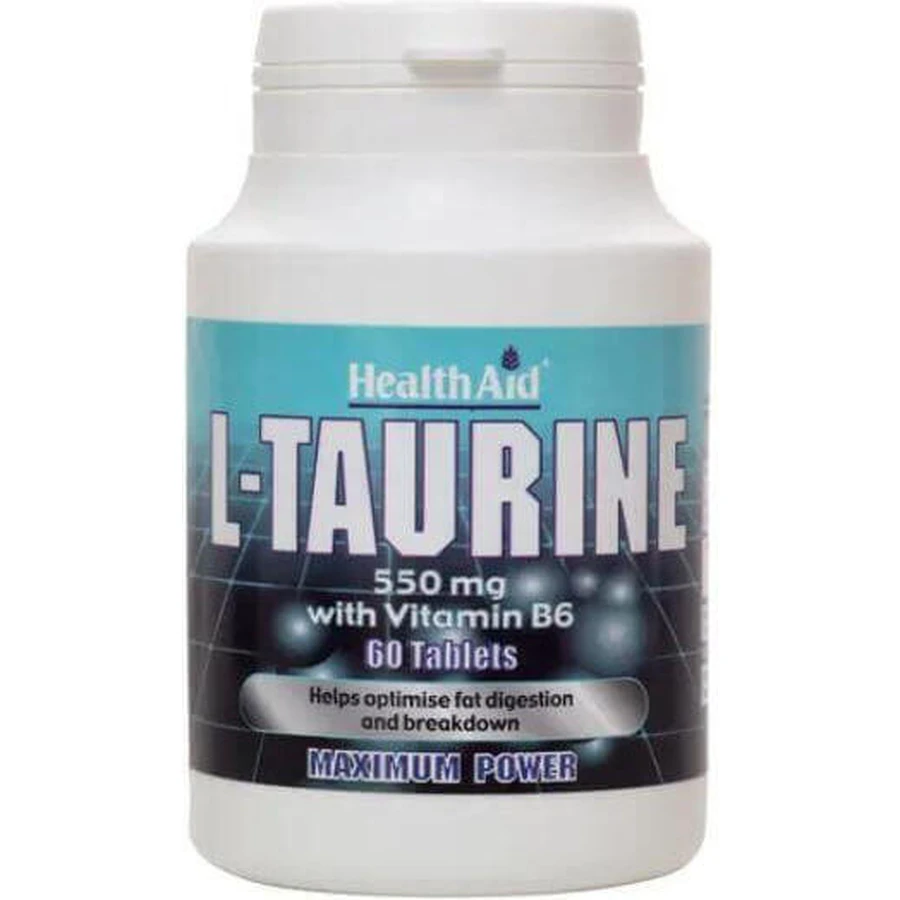 Health Aid L-taurine 60 таблеток: цены и характеристики
