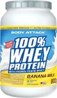 Body Attack 100% сывороточный протеин со вкусом бананового молока 900 гр.