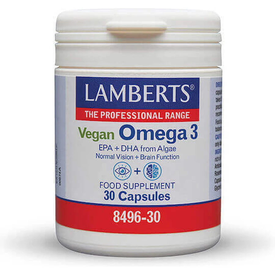 Lamberts Vegan Omega 3 750 мг 30 капсул без смаку: ціни та характеристики