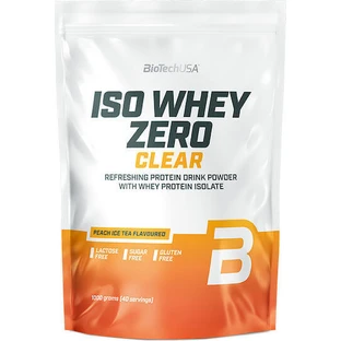 Biotech USA Iso Whey Iso Whey з нульовим вмістом лактози, сироватковий протеїн без глютену зі смаком персикового холодного чаю 1 кг