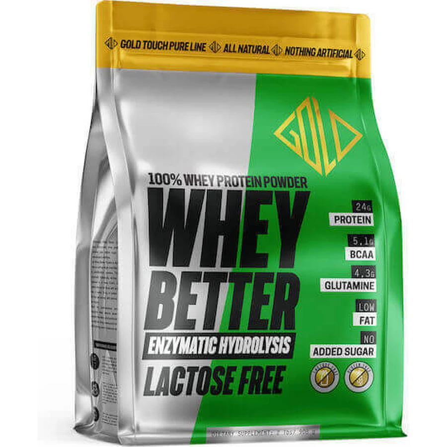 GoldTouch Nutrition Whey Whey Better HydroProtein 80% сывороточный протеин без глютена и лактозы с натуральным вкусом 908 гр.: цены и характеристики