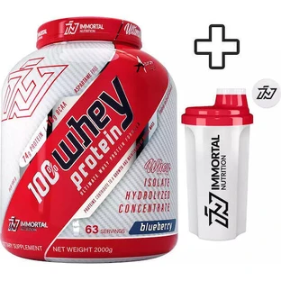 Immortal Nutrition 100% сывороточный протеин и шейкер 500 мл