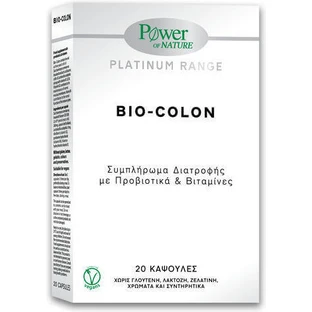 Пробіотик Power Of Nature Platinum Range Bio-Colon Probiotic 20 капс.