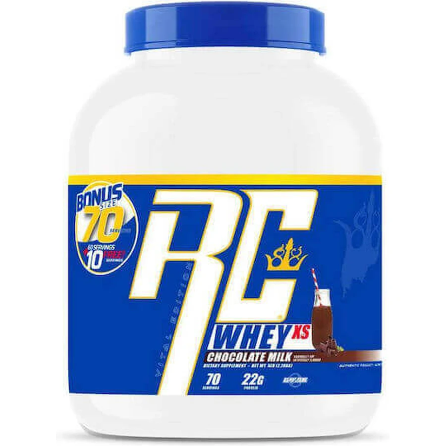 Ronnie Coleman Whey XS Сироватковий протеїн XS Сироватковий протеїн зі смаком молочного шоколаду 2,27 кг: ціни та характеристики