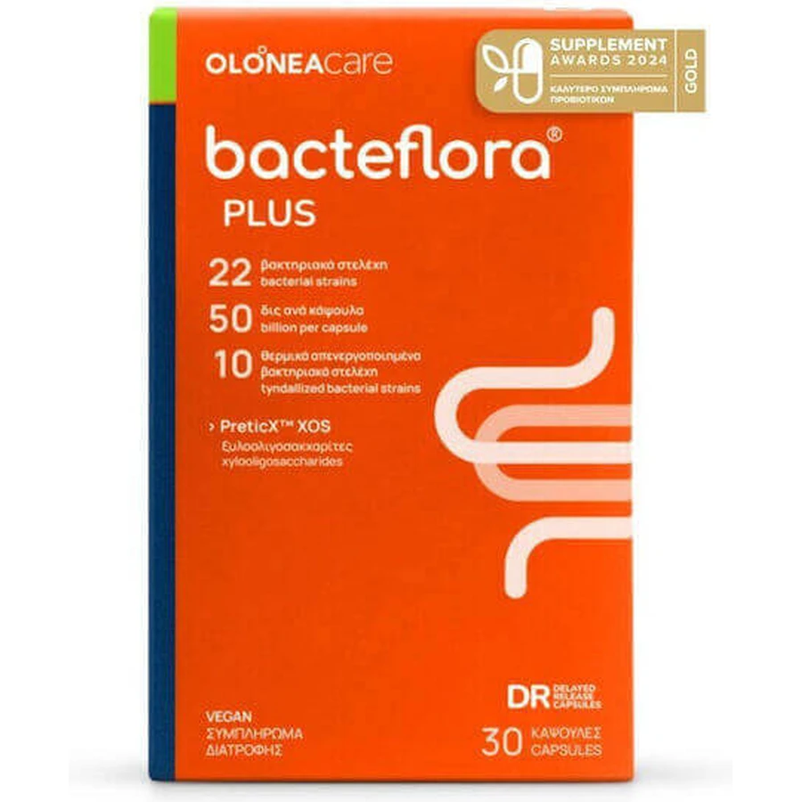 Olonea BacteFlora Plus Пробіотик 30 рослинних капсул: ціни та характеристики