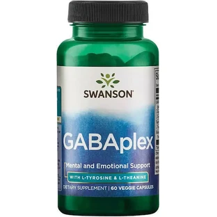 Swanson Gabaplex With L-Tyrosine & L-Theanine 60 Herbal Capsules