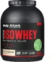 Body Attack Extreme Iso Whey Pro сироватковий протеїн без глютену з ванільним смаком 1,8 кг