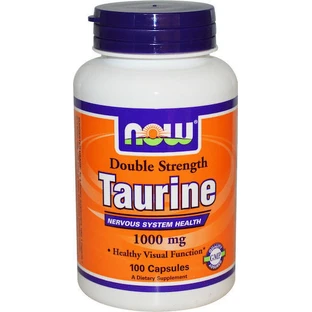 Now Foods Таурин 100 капсул неароматизированный
