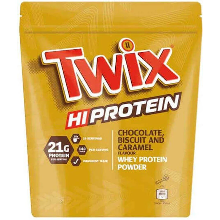 Twix HI Whey Protein со вкусом шоколадно-карамельного печенья 455 гр.: цены и характеристики