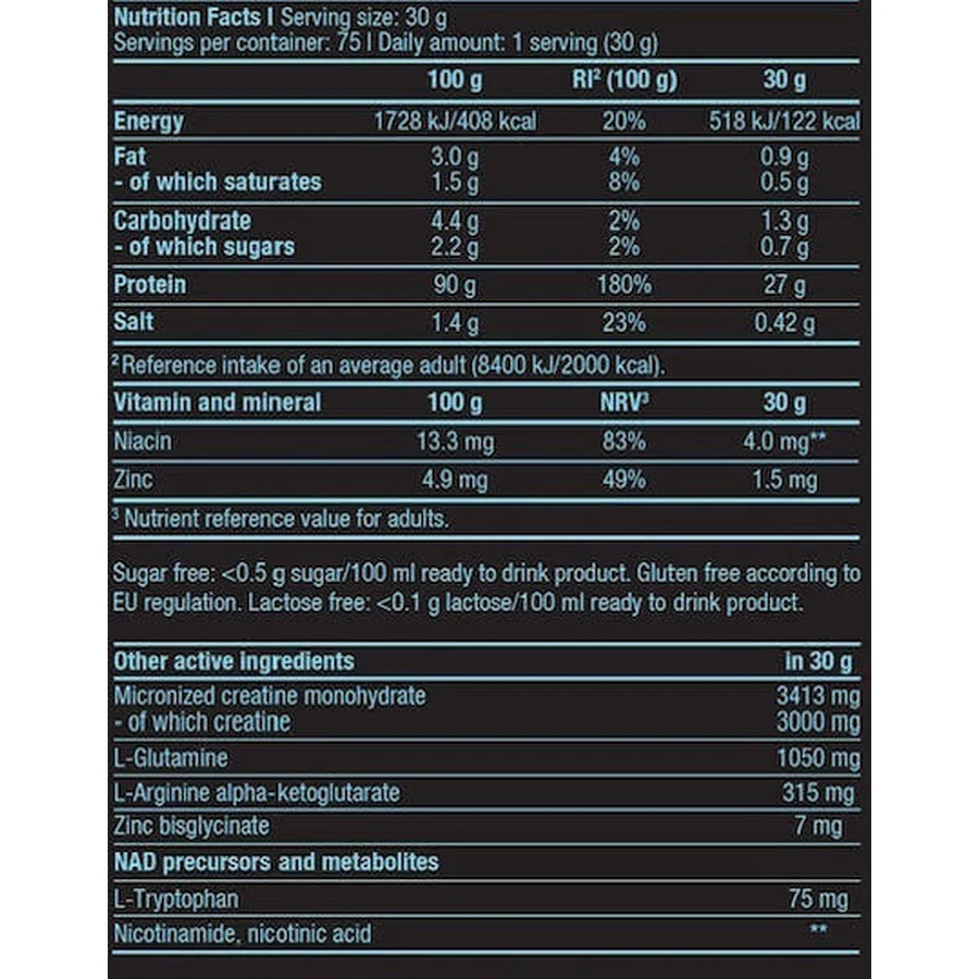 Biotech USA Iso Whey Zero Нульовий чорний сироватковий протеїн з креатином, без глютену і лактози зі смаком ванілі 908гр: ціни та характеристики