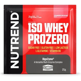 Nutrend Prozero Protein Сироватковий протеїн без глютену зі смаком полуничного чізкейку 25гр
