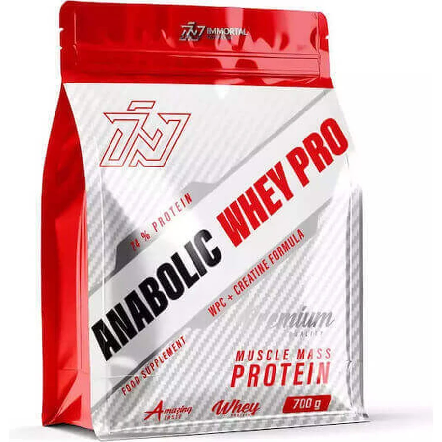 Immortal Nutrition Anabolic Whey Pro Сироватковий протеїн з креатином та смаком печива і вершків 700гр: ціни та характеристики