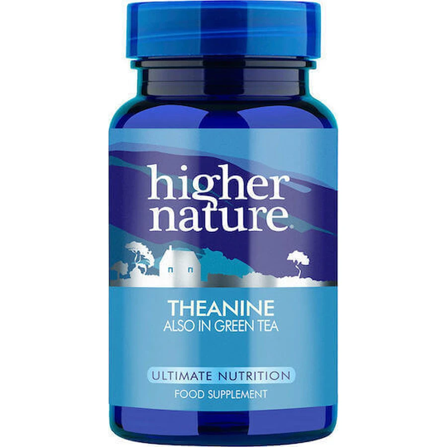 Теанін 90 трав'яних капсул Higher Nature: ціни та характеристики