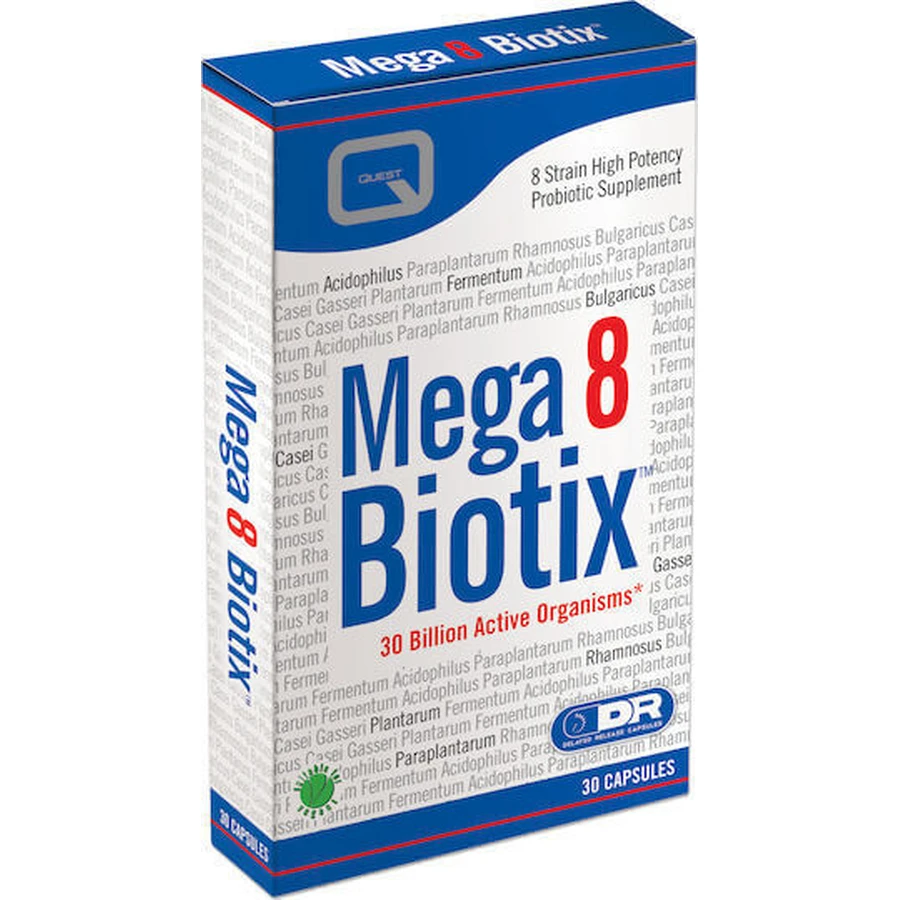 Quest Mega 8 Biotix Пробіотики 30 капс.: ціни та характеристики