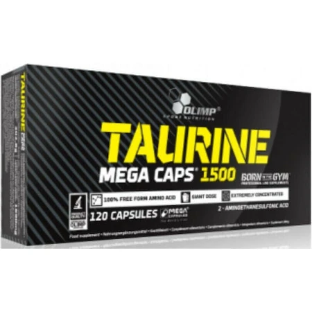 Olimp Sport Nutrition Taurine Mega Caps 1500mg 120 капсул без смаку: ціни та характеристики