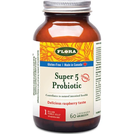 Пробіотик Flora Super 5 Lozenge Пробіотик Пробіотик 60 пастилок: ціни та характеристики