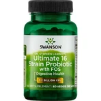 Swanson Ultimate 16 Strain Probiotic with FOS Probiotic 60 растительных капсул: цены и характеристики