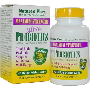 Nature's Plus Probiotics Ultra Probiotic 60 рослинних капсул