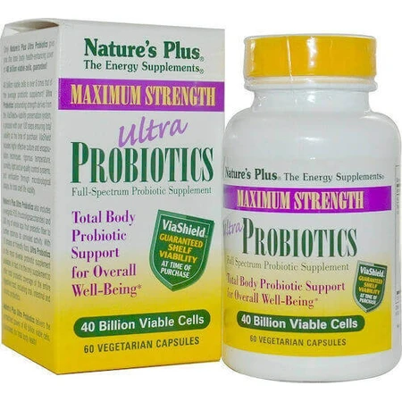 Nature's Plus Probiotics Ultra Probiotic 60 рослинних капсул: ціни та характеристики