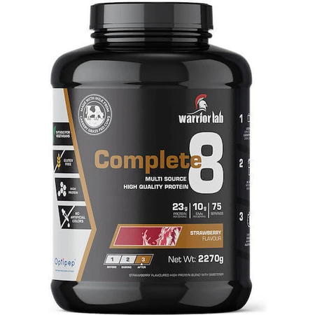 Warrior Lab Complete 8 без глютену зі смаком полуниці 2,27 кг: ціни та характеристики